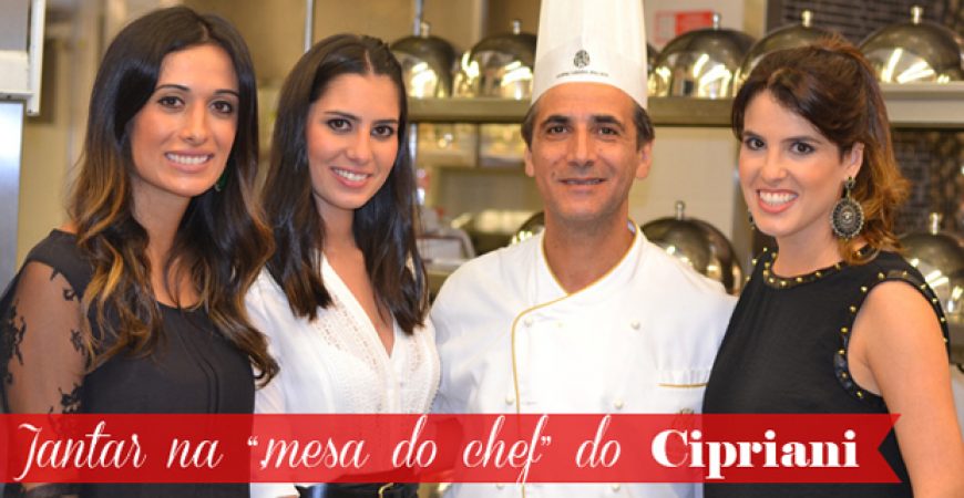 Dica Rio de Janeiro “mesa do chef” Restaurante Cipriani