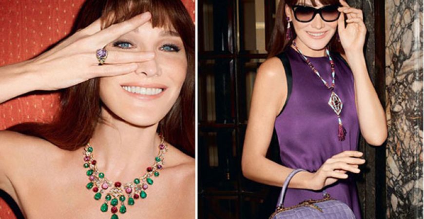 Carla Bruni para Bulgari